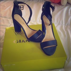 Navy Heels WORN ONCE